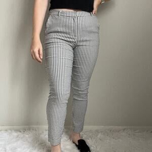 Rachel Zoe Black and White Check Pants Size 6